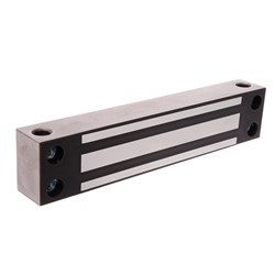 LOX Weather Resistant Electro Magnetic Lock 380kg Monitored Stainless Steel - EM4700