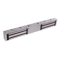 LOX Double Electro Magnetic Lock 580kg Monitored includes Anti-Tamper Plate - EM5700DM