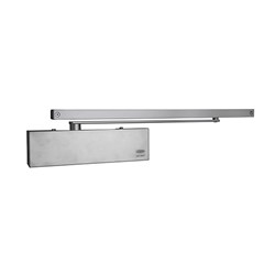 Lockwood Door Closer with Slide Rail, Adjustable EN2-6, Backseck and Delayed Action in SSS - 7726SRDASSS