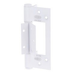 Lockwood Fast Fix Hinge Heavy Duty Wrap Around for Aluminium Doors 130x39x3mm White - AH130WH