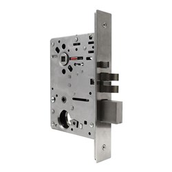 McGrath Locks ANSI Mortice Lock With Locking Bolt, 70mm Backset in Satin Stainless Finish