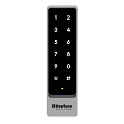 Neptune Standalone/Wiegand Capacitive Touch Mullion Keypad with HID/EM/Mifare Reader, IP68 and IK10 - NEKPWST2S