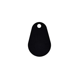 Neptune Overmoulded Pear Fob MIFARE Classic 1k S50 Black