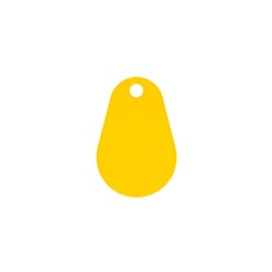 Neptune Overmoulded Pear Fob MIFARE Classic 1k S50 Yellow