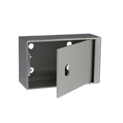 ADI Security Key Box with Hinged Door to suit 22mm Camlock, Supplied Less Camlock - NMB1112CAMLC