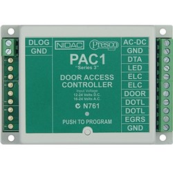 Nidac Presco Series PAC1 One Door Access Controller with up to 600 Users - NPO-PAC1