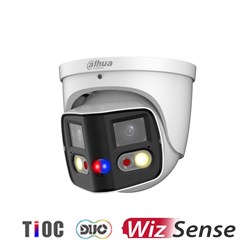 Dahua WizSense TiOC Duo Series 2x4MP Dual-Lens Eyeball Network Camera with 2.8mm Fixed Lens, IP67 - DH-IPC-PDW3849-A180-AS-PV-ANZ