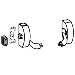 dormakaba Panic Exit Device PHA 1 Point Modular Fire Rated 1000mm SSS - PHA2102F 3501421021004