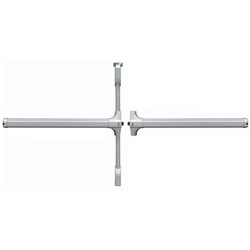 dormakaba Panic Exit Device PHB 1 & 2 Point Modular Fire Rated Double Door Set for Doors 1000x2270mm Silver - PHB308C 9400000002945