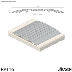 Raven RP116 Threshold Plate 6x100x2000mm CA - A116C2000