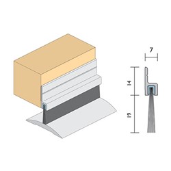 Raven RP2A 1000mm Brush Strip 19mm Brush CA - A2AC1000