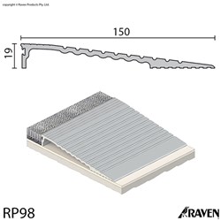 Raven RP98 Threshold Ramp 19x150x2000mm CA - A98C2000