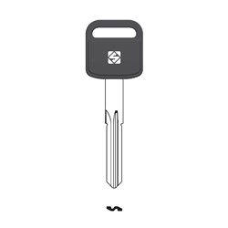 Silca AB115RBP Key Blank with Plastic Head for Abus Bike Lock Brass