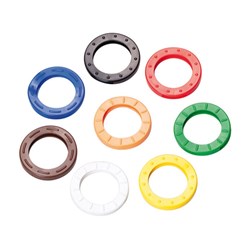 Silca Key Identifier plastic rings multi colours round PK200 AVK404061