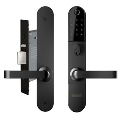 Schlage Omnia Smart Lock with 991 Mortice Lock Black - SCEOM99MB