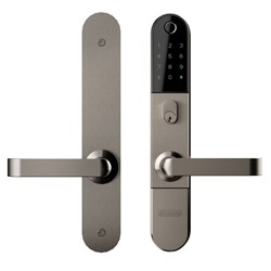 Schlage Omnia Smart Lock without Mortice Lock Satin Nickel - SCEOMSNP