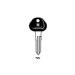 Silca DAT12RP Key Blank with Plastic Head
