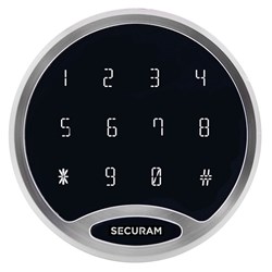 Securam SafeLogic Stealth Entry Pad Chrome for Direct Drive - EC-2001A-DT-CCH-DL