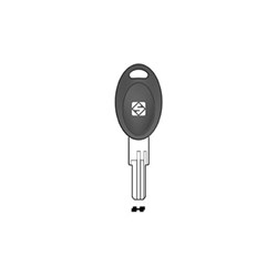 Silca EU21P Key Blank with Plastic Head for Euro Cylinders and Cars