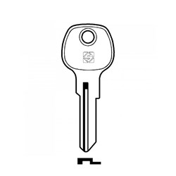 Silca GHE1 Key Blank for GHE Cylinders Caravans and Cars