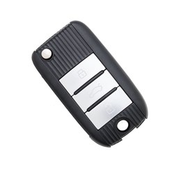 Silca Automotive Key and Remote for MG ZS with 3 Buttons ID49-1C and HU100 Flip Blade