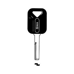 Silca HU56RP Key Blank with Plastic Head for Mitsubishi, Smart, Volvo and White Cars