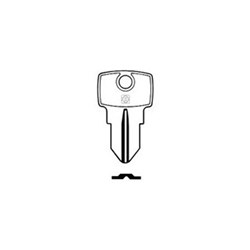 Silca LL1 Key Blank for Lenlock Cylinders and Rolladoors