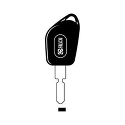 Silca NE78P Key Blank with Plastic Head