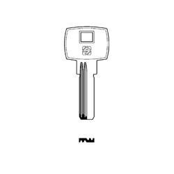Silca Key Blank (Dimple M-Wave style) for imported cylinders RC21R