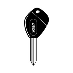 Silca SX9CP Key Blank with Plastic Head - *Sold in Box of 25EA*