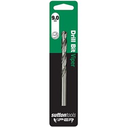 Sutton Viper Jobber Drill Bit HSS, 9.0mm Diameter - D1050900