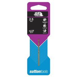 Sutton Heavy Duty Cobalt Alloy Drill Bit, 2.5mm Diameter - D1080250