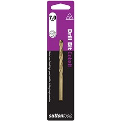 Sutton Heavy Duty Cobalt Alloy Drill Bit, 7.0mm Diameter - D1080700