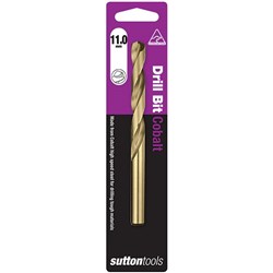 Sutton Heavy Duty Cobalt Alloy Drill Bit, 11.0mm Diameter - D1081100