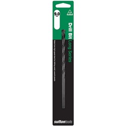 Sutton Long Series Drill Bit HSS, 9.0mm Diameter - D1100900