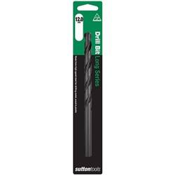 Sutton Long Series Drill Bit HSS, 12.0mm Diameter - D1101200