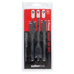 Sutton SupaBore Spade Bit, 3 Piece Set - D501SS3