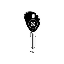 Silca ZD23RCP Key Blank with Plastic Head
