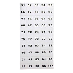 TELKEE PERF NUMBER SHEET 51-100