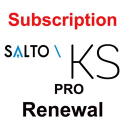 SALTO KS Pro Subscription Small. Renewal must provide UID