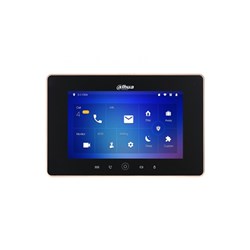 Dahua IP WiFi Indoor 7inch Residential Intercom Touch Screen Monitor, Black - DHI-VTH5221D