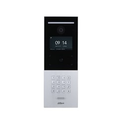 Dahua IP Video Silver Apartment Intercom Door Station with 4.3inch LCD Screen and 2MP Camera, IP65 - DHI-VTO6521F-S2