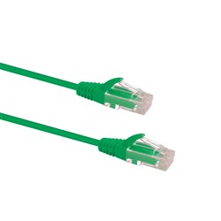 Datamaster Cat-6 Slim Patch Cable 0.25m, Green