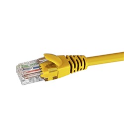 Datamaster CAT6 UTP Yellow Patch Cable, 25cm - W2740YEL