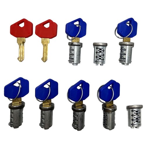 LOCK FOCUS BARREL KIT-8 & ASSY KEY