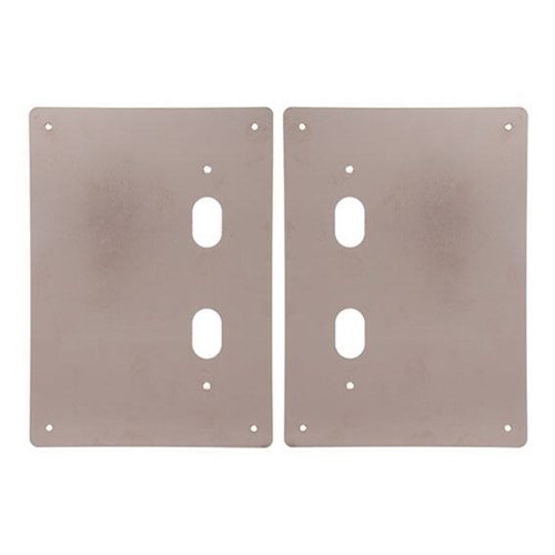 BDS MORTICE DRESS PLATE SSS DPML165 165x230x1.5MM Pkt=2