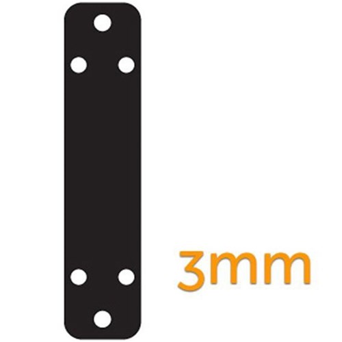 BDS Packer to suit ADI SL5 Bolt 3mm Black Acrylic - 09351244