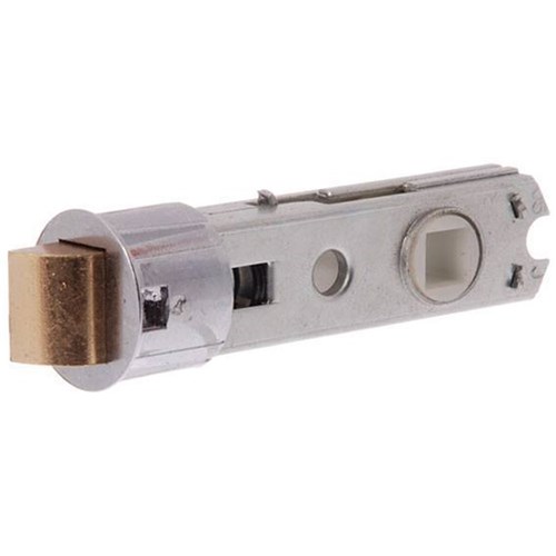 Gainsborough Tube Latch Drive-In Type 60mm Backset with Round Strike in Bright Chrome - 482 BCS