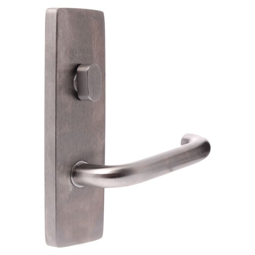 Lockwood Furniture Square End Plate Concealed Fix with Turnsnib and 70 Lever Satin Chrome - 1804/70SC