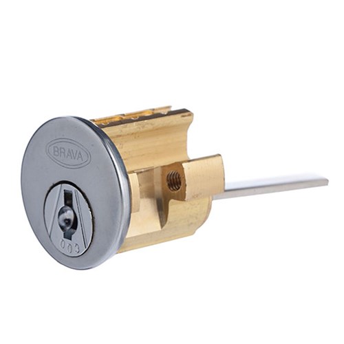 RSP Lockwood Type 201 Cylinder, Keyed to #003 in Satin Chrome, *NO KEYS* - 201003